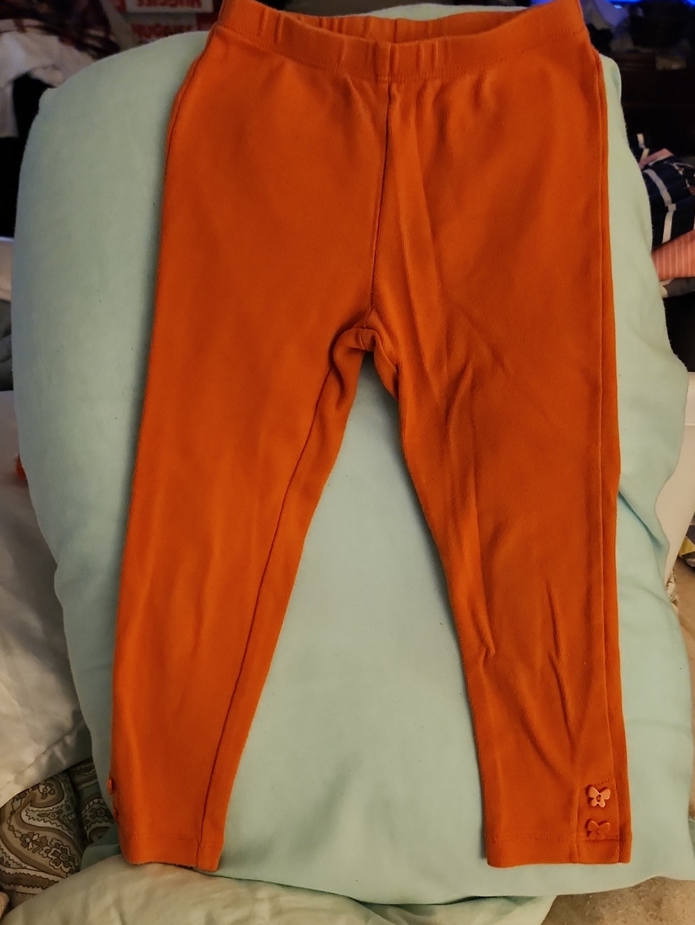 Sz 4 Gymboree Orange Solid Girls' Leggings